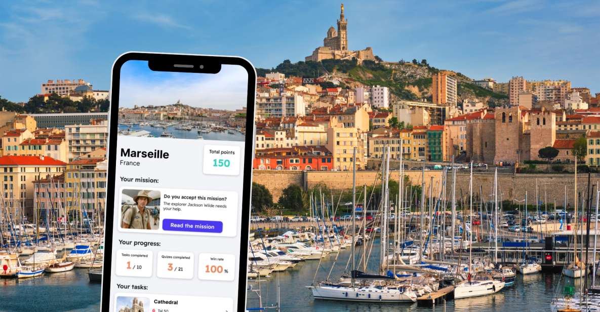 Marseille: City Exploration Game and Tour on Your Phone - Explore at Your Own Pace