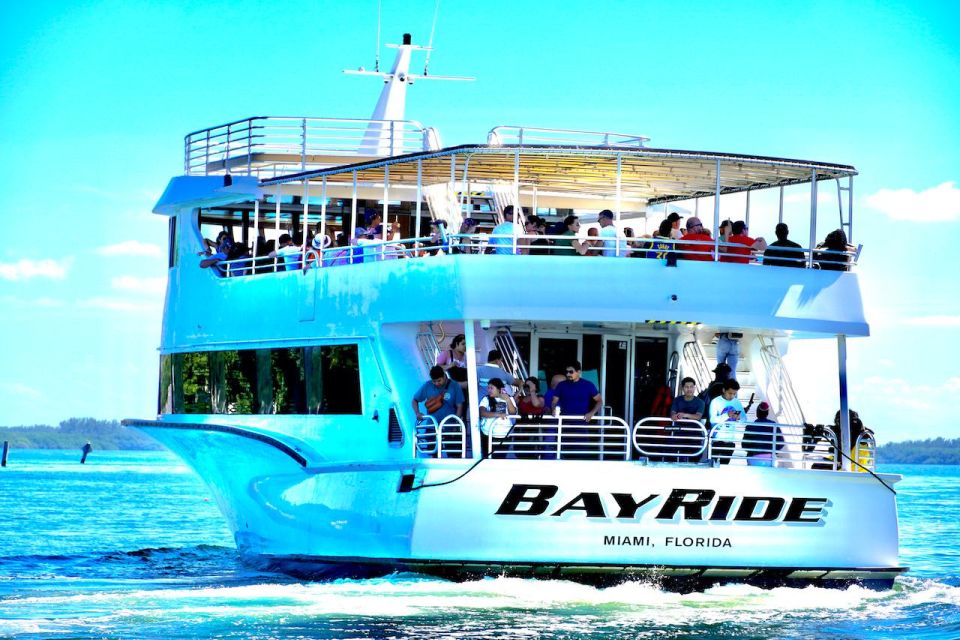 Miami: Beach Boat Tour and Sunset Cruise in Biscayne Bay - Tour Duration and Pricing