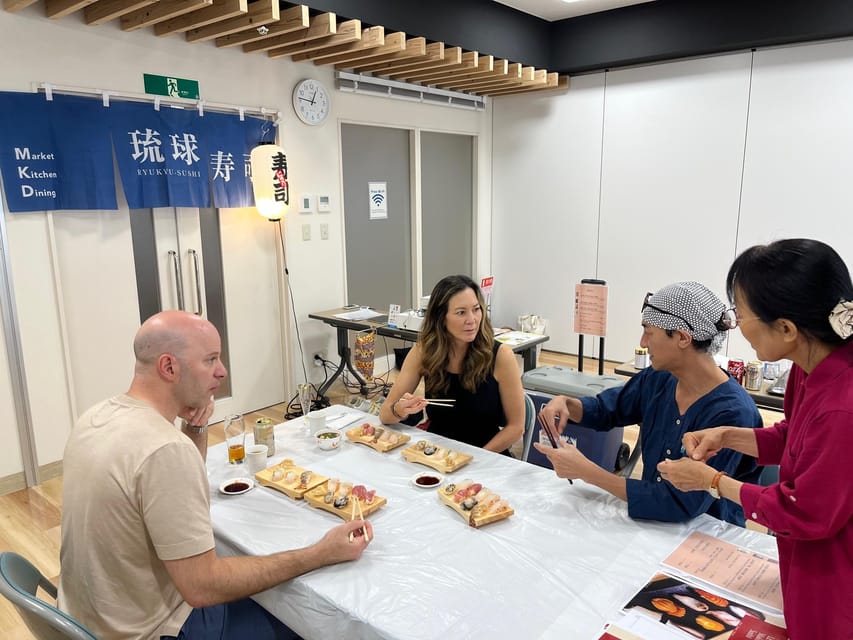 Naha Makishi Public Market : Sushi Making Experience - Reservation and Payment Options