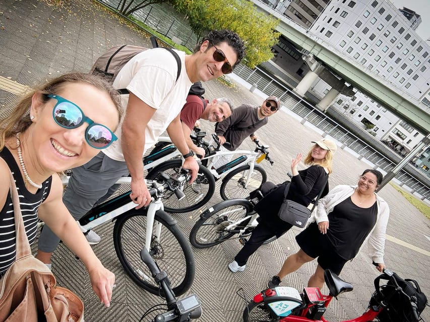 Osaka E-Bike Tour With A Local Guide - Riding Electric Bikes With Ease