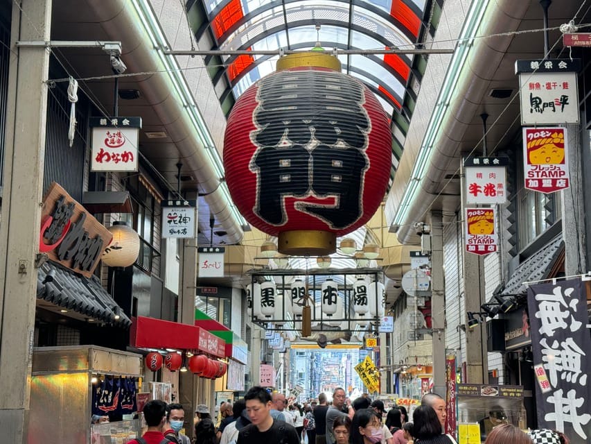 Osaka: Local Food Market, Kuromon Ichiba 1 Hour Guided Tour - Market Exploration