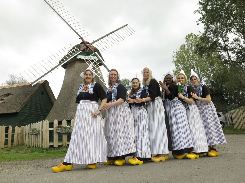 Picture in Volendam Costume With Cheese and Clog Tour - Included Souvenirs