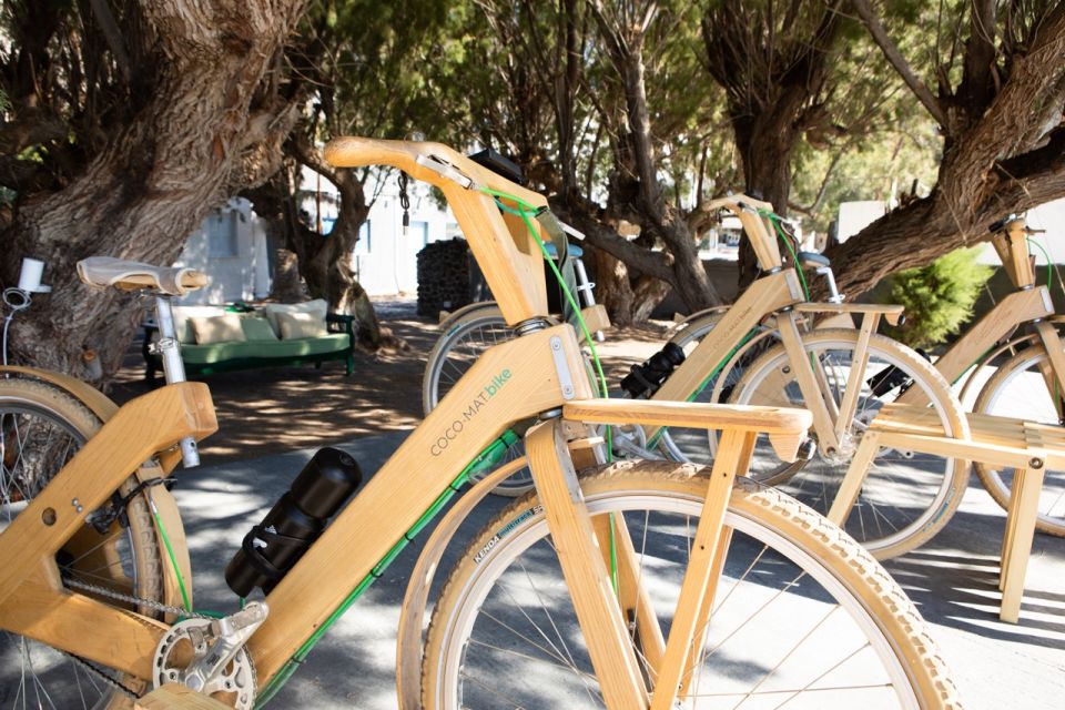 Santorinis Private Wooden E-Bike Tour With Lunch or Dinner - Delightful Meal at Perivolos