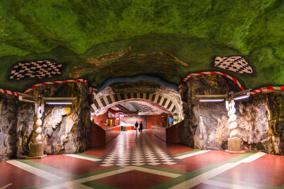 Stockholm Metro Tour - Touring Stadium Station