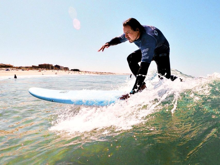 Surf Day at Porto Surf School 3h Surf Lesson With Shuttle - Surf Instruction