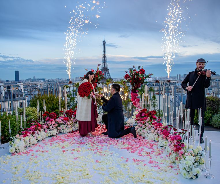 Wedding Proposal on a Parisian Rooftop With 360° View - Quintessentially French Experience