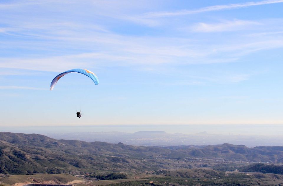 Alicante and Santa Pola: Tandem Paragliding Flight - Booking Information and Cancellation