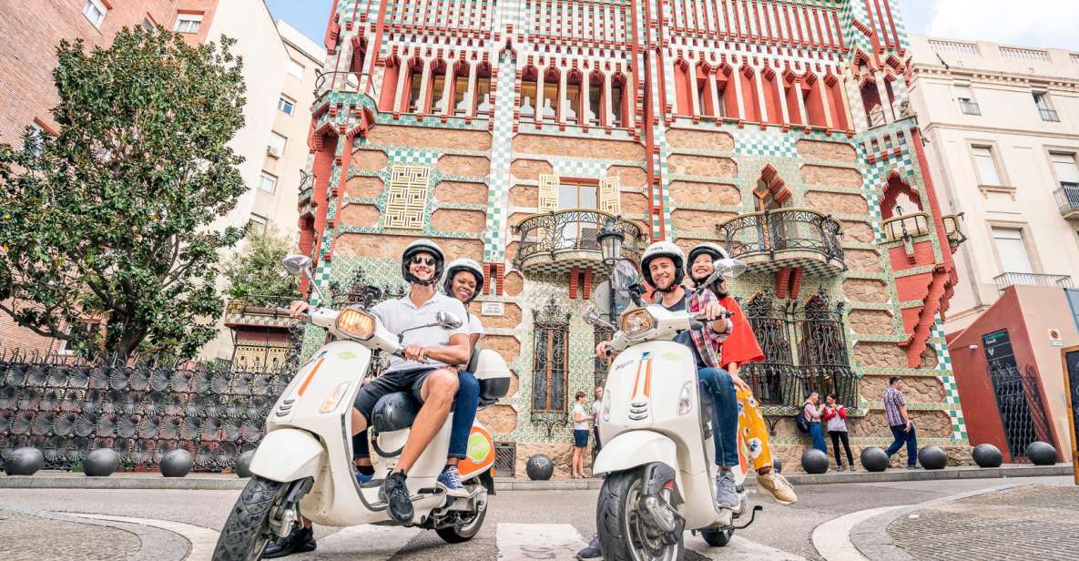 Barcelona by Scooter: Best Gaudís Legacy | 5h Best Tour - Important Considerations