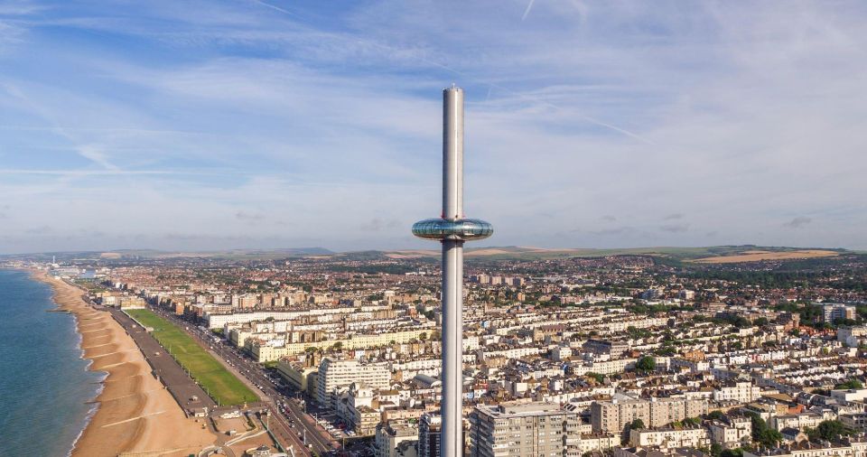 Brighton: View I360 Ticket and Cream Tea - Classic Cream Tea by Beach