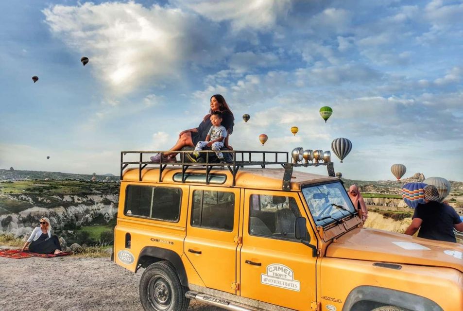 From Göreme/Ürgüp: Cappadocia Jeep Safari Sunrise or Sunset - Pickup and Drop-off Service