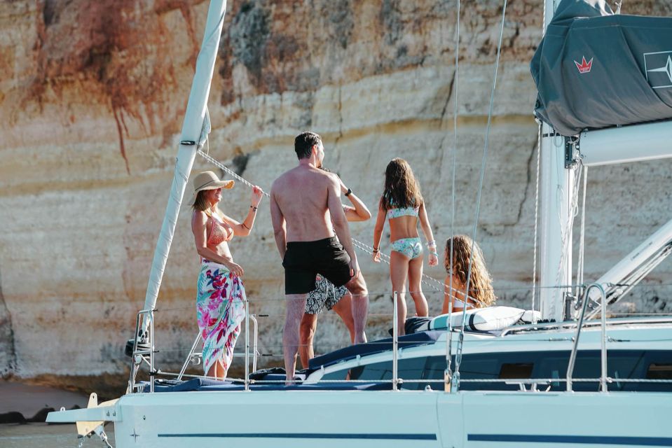 Portimao: Full Day Luxury Sail-Yacht Cruise - Preparing for Departure