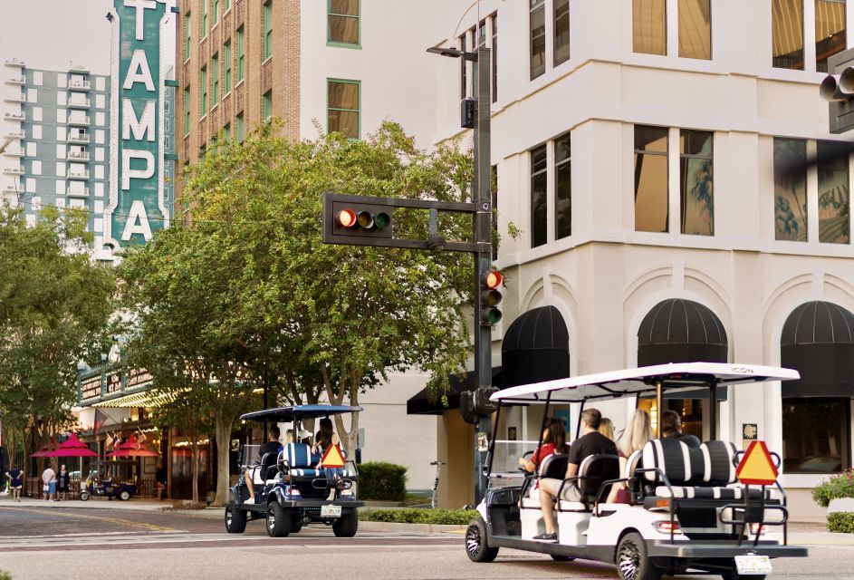 Tampa: Guided City Tour in Deluxe Street Golf Cart - Booking and Reservation Details