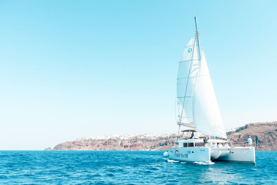 Santorini: Catamaran Tour With BBQ Meal and Unlimited Drinks - Frequently Asked Questions