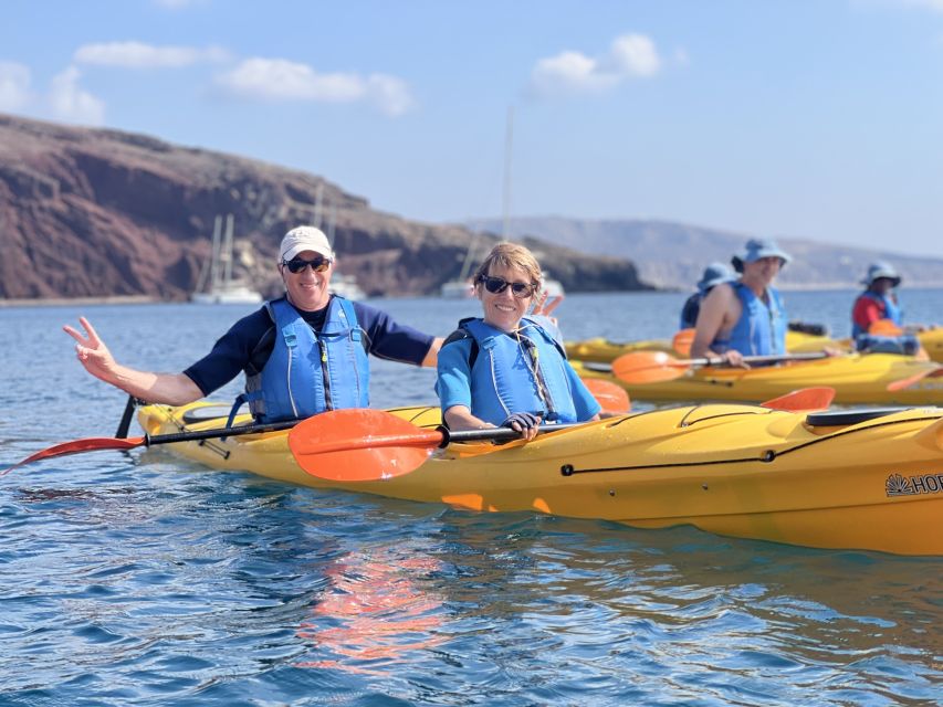 Santorini: Sea Caves Kayak Trip With Snorkeling and Picnic - Frequently Asked Questions