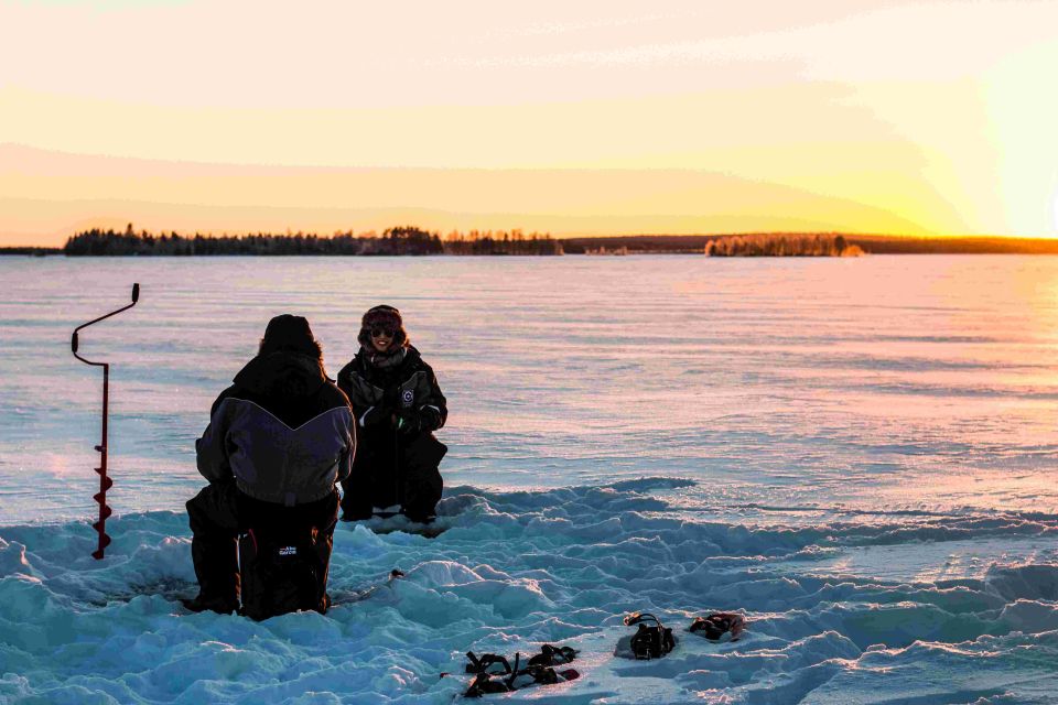 Arctic Ice Fishing by Snowshoe - Key Points