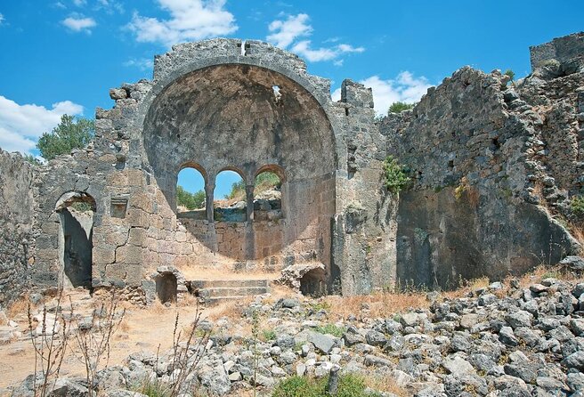 Boat Trip From Oludeniz Blue Lagoon to Butterfly Valley and Gemiler Island With Lunch - Key Points