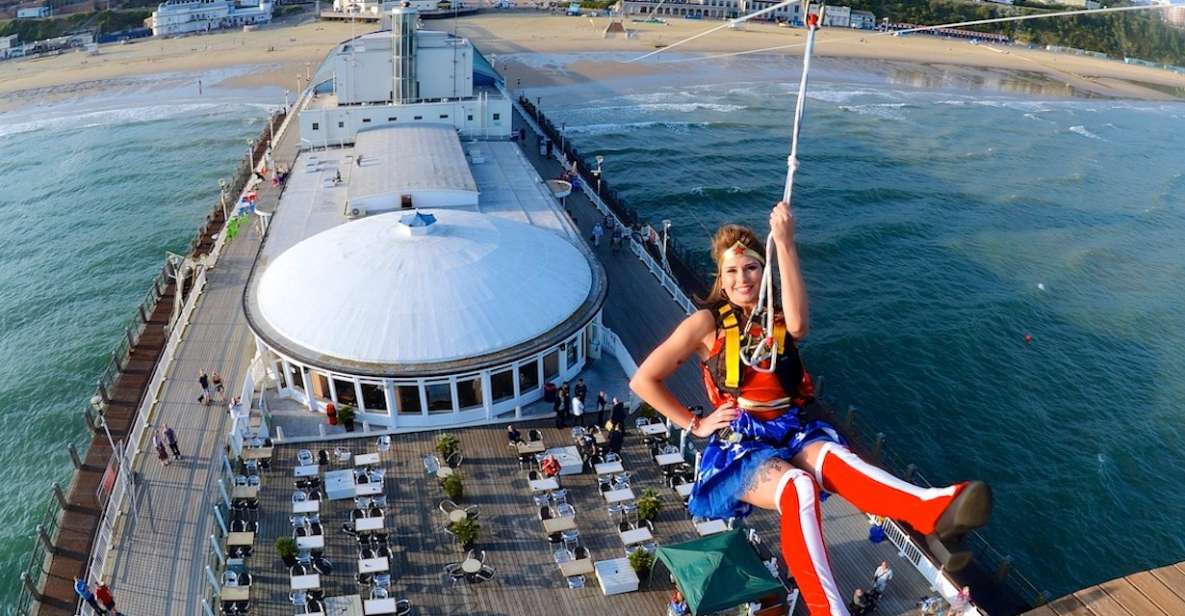 Bournemouth Pier: PierZip Entrance Ticket - Key Points