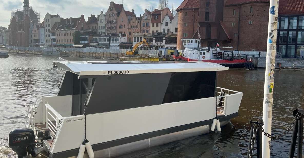 Brand New Tiny Water Bus on Motława River in Gdańsk - Key Points