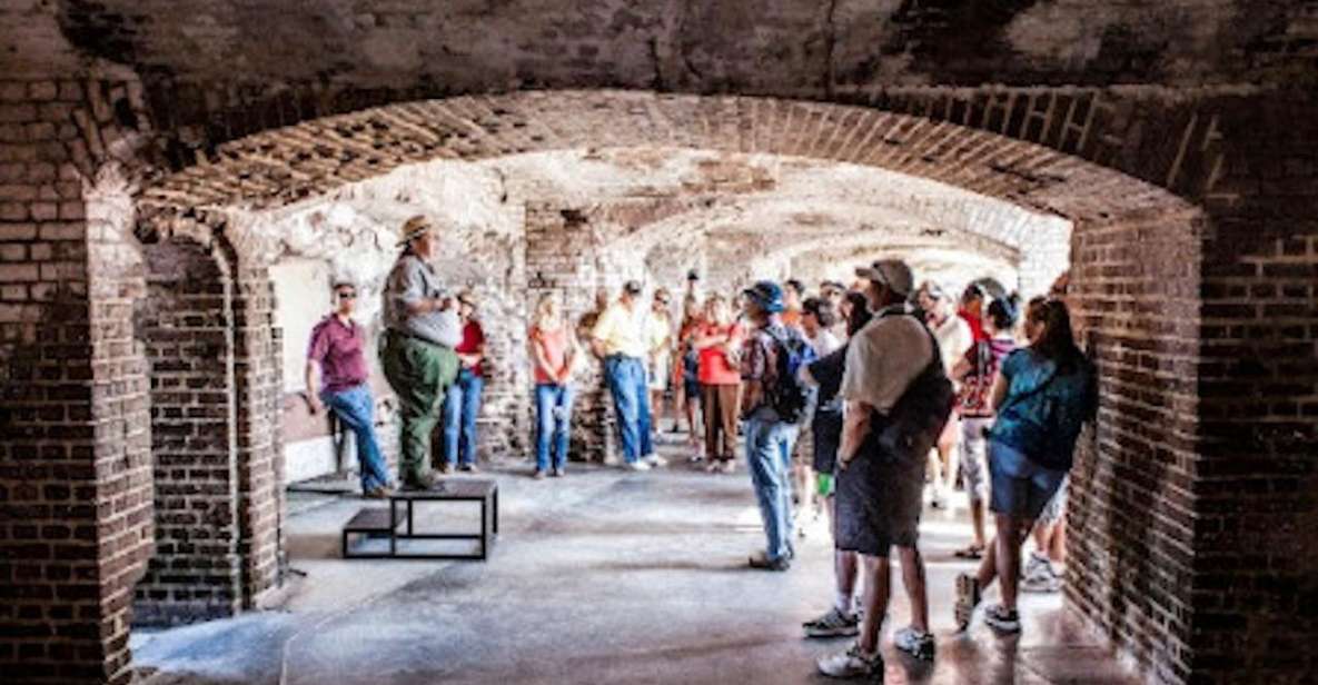 Charleston: Fort Sumter Entry Ticket With Roundtrip Ferry - Key Points