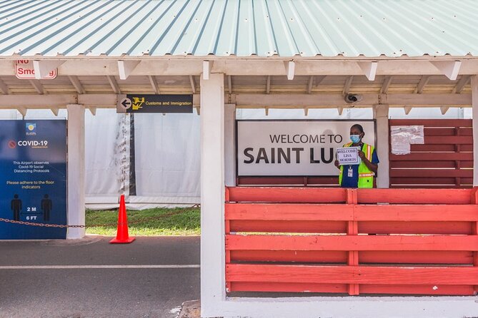 Fast Track On Arrival at St Lucia Airport & Round Trip Transfer - VIP Meet and Greet