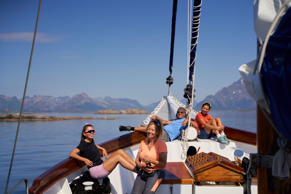 From Svolvær: Lofoten Islands Midnight Sun Luxury Sail - Key Points