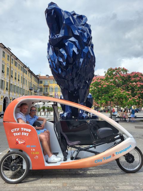 Guided Tour by Electric Pedal Taxi. - Key Points