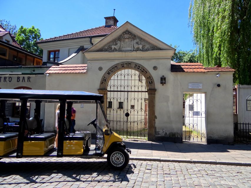 Krakow: Jewish Quarter and Former Ghetto Tour by Golf Cart - Key Points