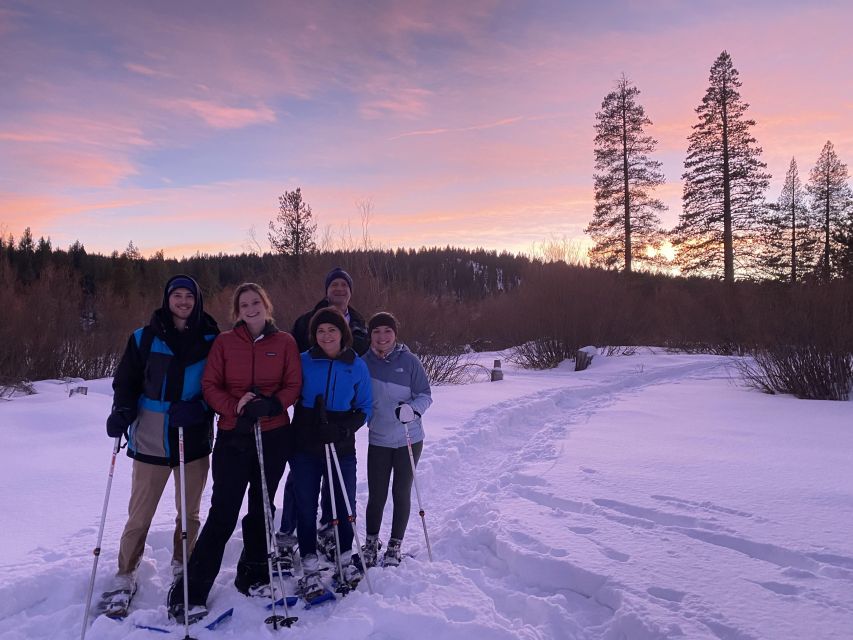 Lake Tahoe: Sunset Snowshoe Trek With Hot Drinks and Snacks - Key Points