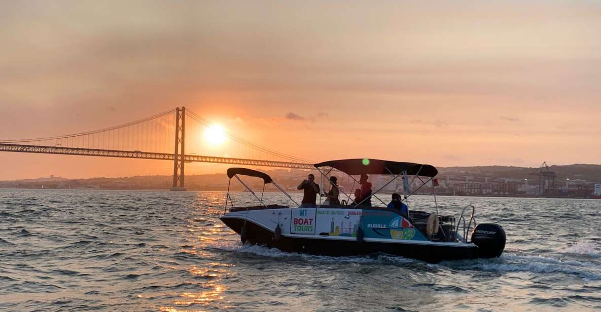 Lisbon: 2-Hour Private Boat Tour With 6 Bottles of Champagne - Key Points