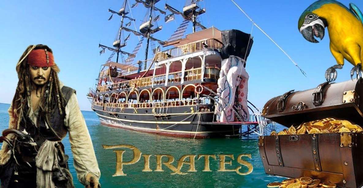 Marmaris Pirate Boat W/ Lunch, Unlimited Drinks & Foam Party - Key Points