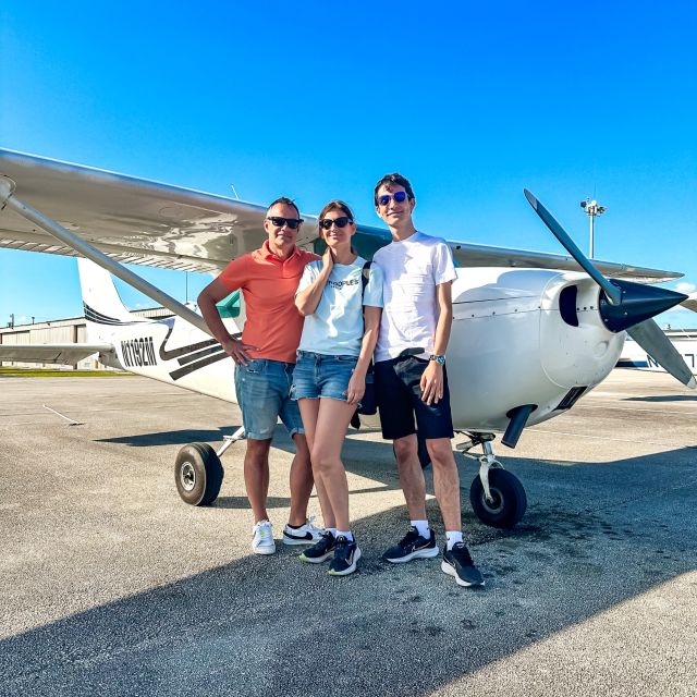 Miami Beach: South Beach Private Airplane Tour With Drinks - Key Points