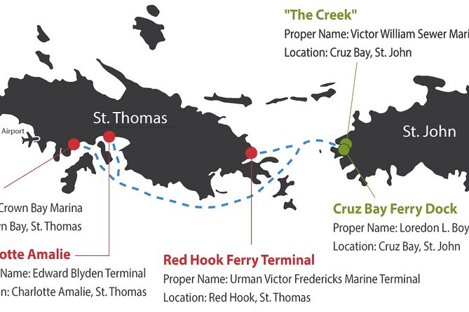 Paradise Taxi & Tours USVI- St. Thomas - Airport Transfer to Red Hook Ferry - Airport Transfer to Red Hook Ferry