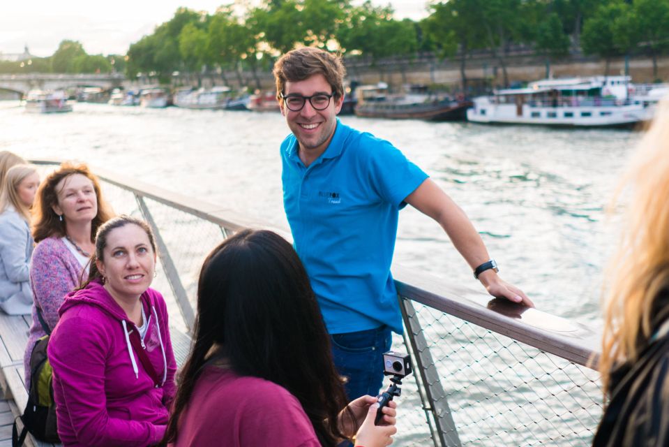 Paris: Evening Bike and Boat Tour - Key Points