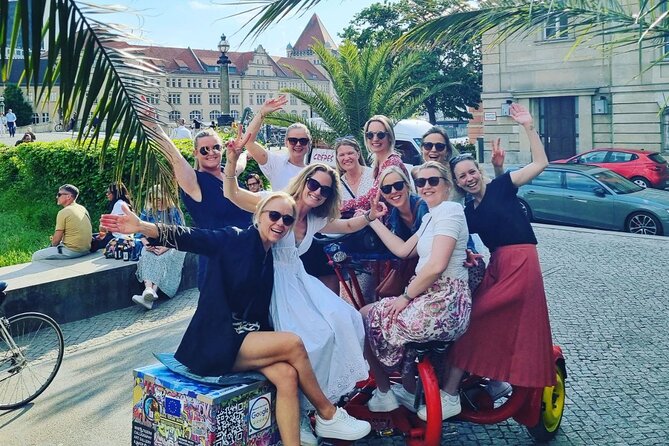 Party and Beer Bike Private Sightseeing Tour Berlin With Pick-Up - Key Points