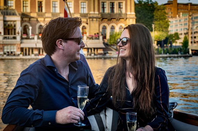 Private Boat Tour: Champagne Canal Cruise in Amsterdam - Key Points