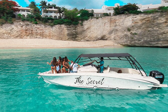 Private Full-Day Speed Boat Tour of St. Martin With Luxury Lunch - Luxury Boat Trip Details