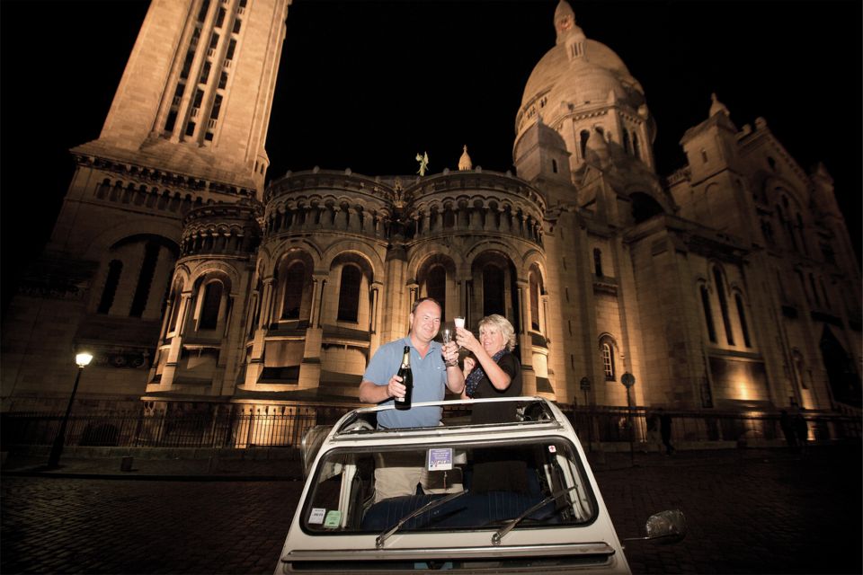 Private Tour of Paris by Night With Champagne - Key Points