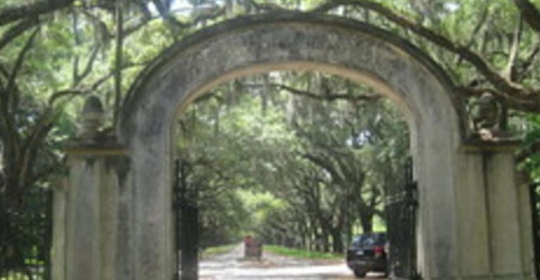 Savannah: Wormsloe Plantation And Bonaventure Cemetery Tour Tour Overview And Pricing