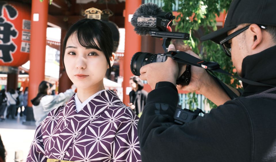 Tokyo: Video and Photo Shoot in Asakusa With Kimono Rental - Key Points