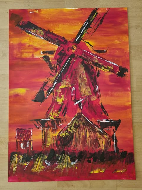 Zaandam: Paint a Dutch Windmill in a Cozy Atelier - Key Points