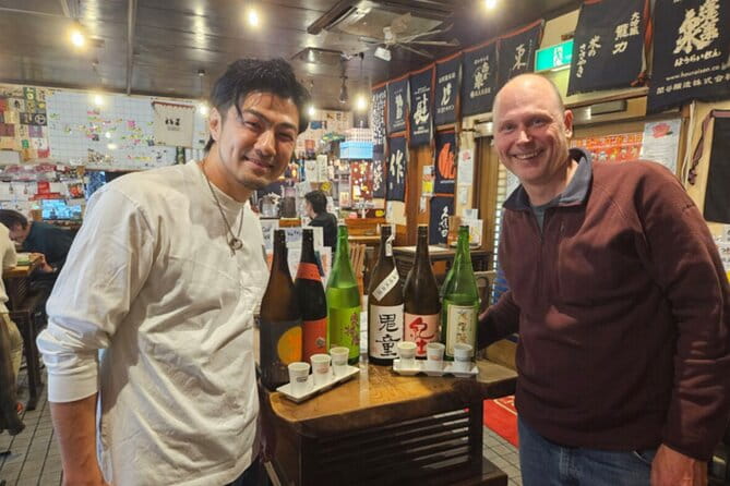 Hidden Sake Tasting And Izakaya Gourmet Tour in Osaka