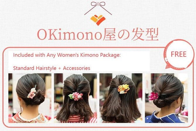 Kimono Rental in Gion With Hairstyle & Photo