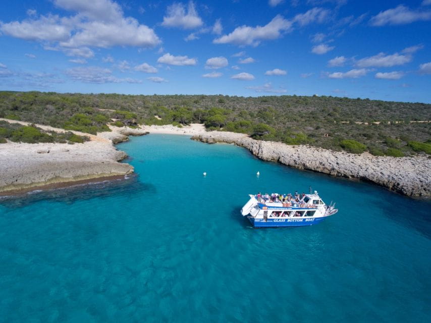 From Cala En Bosch: Galdana Shuttle Boat Return Ticket
