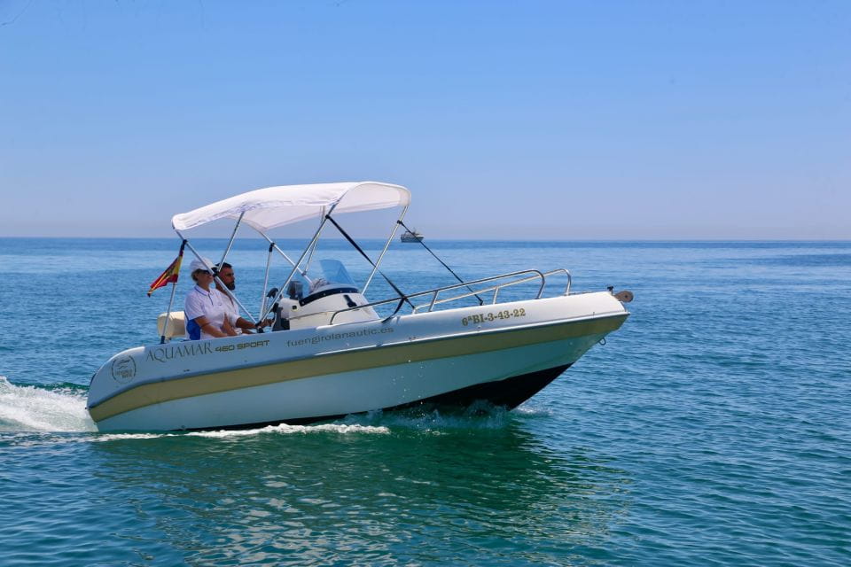 Fuengirola: 1- to 4-Hour Boat Rental - No License Needed - Overview and Booking Details