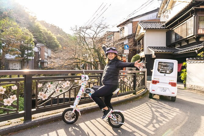 Kinosaki:Rental Electric Vehicles-Hidden Alleyways Route-/90min