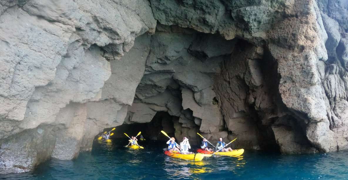 Lomo Quiebre: Mogan Kayaking and Snorkeling Tour in Caves - Tour Summary