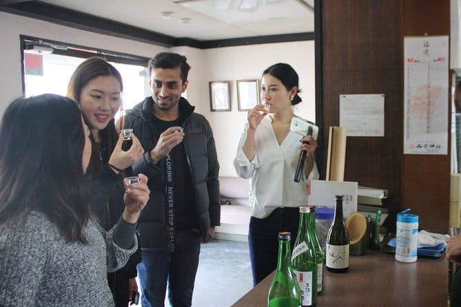 Sake Tasting Tour at Local Breweries in KOBE