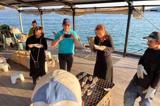 Sea and Ginjo Sake Adventure for Hiroshima Oyster Lovers - Takehara Port Waiting Area: Your Starting Point