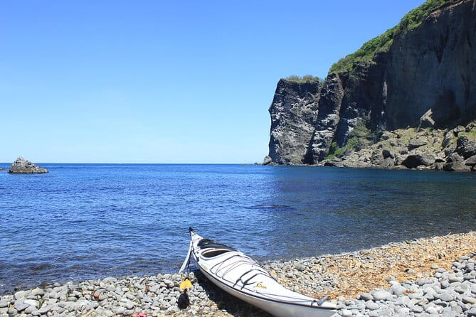 Sea Kayaking on the Pristine Hokkaido Coastline to Blue Cave