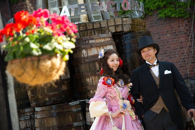 Time Slip Experience in Hakodate With Custom Dress